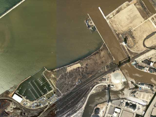 Whiskey Island aerial view